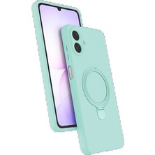 Genel Tedarik Samsung Galaxy A07 4g Regal Magsafe Standlı Kapak - Su YEŞILI-(5796) - EMTHBA4461-8132