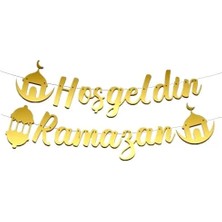 Tedaks Hoşgelgin Ramazan Kaligrafi Uzar Yazı Banner