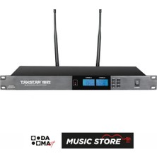 Takstar UC2R Kablosuz 2 Kanallı Mikrofon Sistemi Alıcı Ünitesi