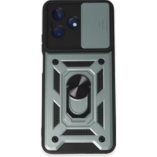 Genel Tedarik Realme C53 Kılıf Pars Lens Yüzüklü Silikon - YEŞIL-(5796) - EMTHBA2731-8159