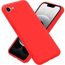 Genel Tedarik iPhone 16E Kılıf First Silikon - KIRMIZI-(5796) - EMTHBA1760-1597