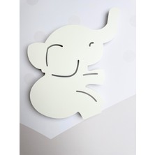 Bon Chic Baby Gün Işığı LED Duvar Aydınlatma Mutlu Fil Krem