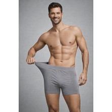 Süsen Lingerie Erkek Dikişsiz Esnek Gri Boxer, Erkek Gri Dikişsiz Don