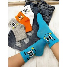 Bemp 4’lü Gülen Surat Kadın Kolej Çorap