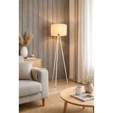 Zmt Design Ahşap Ayaklı Lambader