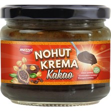 Mezzet Kakaolu Nohut Kreması 300 g - Katkısız Rafine Şekersiz Vegan Sürülebilir Tatlı