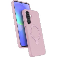 OEM Samsung Galaxy A26 Regal Magsafe Standlı Kapak - Açık PEMBE-(5796) - VOANFD6298-5283