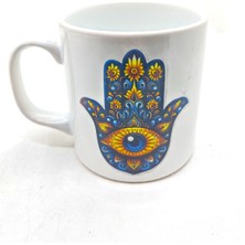 Boncadas Porselen Kupa Bardak (Nazar Boncuklu)