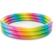 Intex Geometri Desenli Şişme Çocuk Havuzu 168X38CM 58449 Canlı Renklerle Eğlenceli Yaz Keyfi