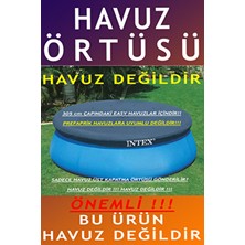 Oyuncakmatik Intex Yuvarlak 28021 Koruyucu Havuz Örtüsü 305 Cm 120 Mikron Kalınlıkta Su Koruma