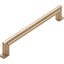 System 4714 Modern Kulp Altın Saten Renk 96 mm (Iki Delik Arası Mesafe)