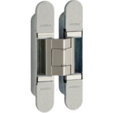 System Gizli Menteşe 128X22 mm Nikel Rengi