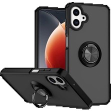 Genel Tedarik Samsung Galaxy A07 4g Montreal Yüzüklü Silikon Kapak - SIYAH-(5796) - EMTHBA9911-8287