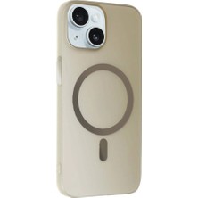 iPhone 15 Plus Tuna Pc Slim Magsafe Kapak - Titan GRI-(5796) - EMTHBA6713-8009