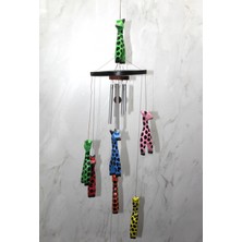 Marsilyan Ahşap Zürafalı Rüzgar Çanı