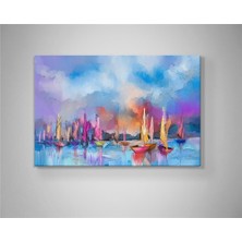 Renkli Limanda Gün Batımı