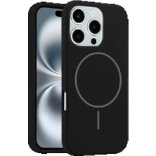 Khayra iPhone 16 Pro Max Kılıf Jully Magsafe Kapak - SIYAH-(5796) - ESZAOC1719-8924