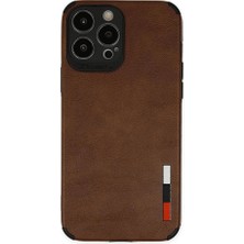 Khayra iPhone 13 Pro Max Kılıf Loop Deri Silikon - KAHVERENGI-(5796) - ESZAOC2184-6221
