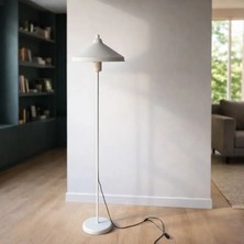 Zmt Design Ayaklı Lambader Beyaz