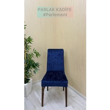 Parlak Kadife Kumaş Standart Işıltılı Lüks Sandalye Koruyucu Örtüsü - Parlament - Iki Adet