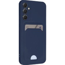 Genel Tedarik Samsung Galaxy A16 5g Kılıf Kelvin Kartvizitli Silikon - LACIVERT-(5796) - EMTHBA4120-7689