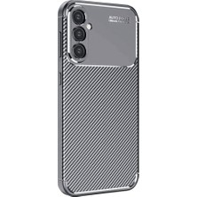 Khayra Samsung Galaxy A26 Kılıf Auto Focus Karbon Kapak - GRI-(5796) - ESZAOC7007-5315