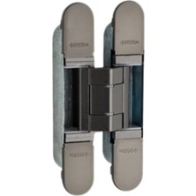 System Gizli Menteşe 128X22 mm Füme Rengi