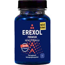 Erexol Erkeklerin Canlılığına L-Argininli L-Citrullineli Macatozlu Çinko ve Üzüm Çekirdeği Extreli 30 Lu Kapsüller