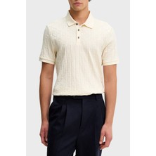 Calvin Klein Logolu % 100 Pamuk Regular Fit Polo LV04LE203GYAC Erkek Polo LV04LE203G Yac