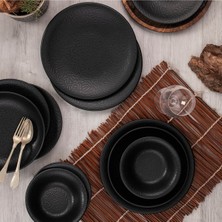 Kütahya Porselen 24PARÇA.YEMEK.SETİ.SİYAH.MAT P235 DG-799