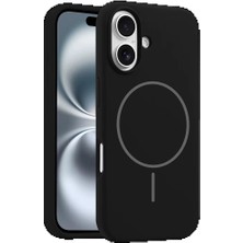 Genel Tedarik iPhone 16 Kılıf Jully Magsafe Kapak - SIYAH-(5796) - EMTHBA9399-5487