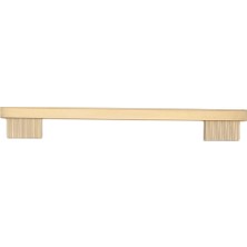 System 9478 Modern Düz/çizgili Altın Saten Renk 224 mm (Iki Delik Arası Mesafe)
