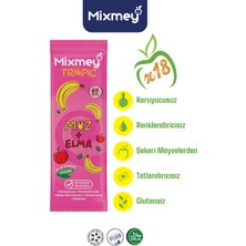 Mixmey Muz Meyve Barı 18 Adet | Sağlıklı Atıştırmalıklar – Vegan, Glutensiz, Koruyucusuz (20GR x 18 Adet)