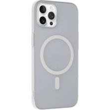 Genel Tedarik iPhone 12 Pro Tuna Pc Slim Magsafe Kapak - ŞEFFAF-(5796) - EMTHBA4789-4208