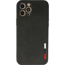 Egecen iPhone 12 Pro Kılıf Loop Deri Silikon - SIYAH-(5796) - ECR9002-5258