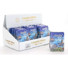 Erseyy Taşlı Istanbul Tasarımı El Aynası Ince