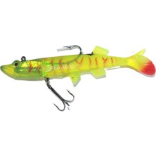 Genba Turna Silikon Yem Kırmızı Desenli Şeffaf Sarı 22.3 gr 12 cm Renk: 68