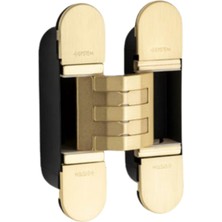 System Gizli Menteşe 130X30 mm Altın Saten Renk