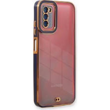 Genel Tedarik Samsung Galaxy A03S Kılıf Liva Lens Silikon - MAVI-(5796) - EMTHBA5264-4273