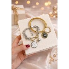 Ares 01 Store 2’li Zincirli Saat Bileklik Çok Renkli