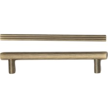 System 9468 Klasik Düz Çizgili Kulp Antik Renk 320 mm (Iki Delik Arası Mesafe)