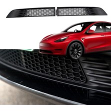 Ramm Tesla Model Y Ön Tampon Orta Izgara - Mat Siyah