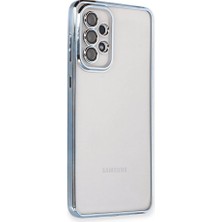 Genel Tedarik Samsung Galaxy A53 5g Kılıf Lensli Silikon - Açık MAVI-(5796) - EMTHBA6246-6760