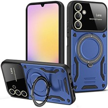 Genel Tedarik Samsung Galaxy A35 5g Kılıf Joy Lens Standlı Kapak - LACIVERT-(5796) - EMTHBA1363-9838