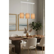 Esena Üçlü Sıralı Avize Beyaz