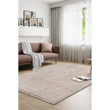 Saraz Halı Yalın Bukle Salon Halısı Hav Vermez Mutfak Halısı  Çocuk Odası Halısı Koridor 5579 Bej