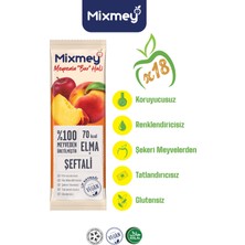 Mixmey Şeftali Meyve Barı 18 Adet | Sağlıklı Atıştırmalıklar – Vegan, Glutensiz, Koruyucusuz 20GR x 18 Adet