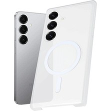 Genel Tedarik Samsung Galaxy S25 Kılıf Pc Zara Magsafe Şeffaf Kılıf - ŞEFFAF-(5796) - EMTHBA1946-1891