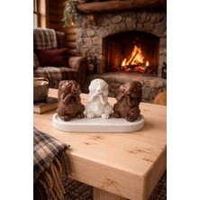 Masalsı Store Dekoratif Sincap Biblo(4'lü) Set