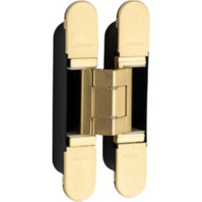 System Gizli Menteşe 128X22 mm Altın Saten Renk